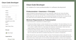 Desktop Screenshot of clean-code-developer.com